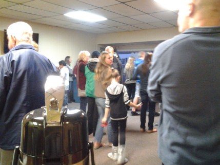 Lobby full of people!!